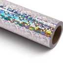 RUSPEPA Silver Dots Colorful Metallic Wrapping Paper-81.5 Sq Ft-Solid Color Paper Perfect for Party, Wedding, Birthday, Christmas, Baby Show -30Inch X 32.8Feet