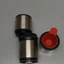 Portable Coffee Grinder,USB Rechargeable Coffee Maker,Electric Stainless Steel Burr Burr Coffee Grinders, Espresso Battery Coffee Bean Grinder Machine With 15 Gind Settings For Home Use (Black9109)