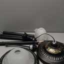 Torchiere Floor Lamps for Living Room, 71" Tall Standing Lamp with Thick Glass Shade, Metal Pole & Heavy Base, Vintage Corner Lamp with Reading Light Home Decor for Bedroom Office, 3CCT Bulb Included