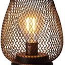 NEEDOMO 1 Pack Battery Operated Lamp Outdoor Table Lantern, LED Table Lantern with Timer Mode, Vintage Decorative Lights Cordless Lamp Indoor Outdoor Patio Bedroom Living Room with LED Bulb