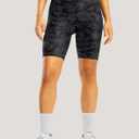 Padded Bike Shorts for Women High Waisted 4D Padding Cycling Bicycle Road Biking Shorts with Pockets (XX-Large, Camo Black)