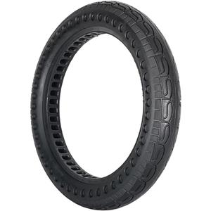 Bicycle Solid Tire 14x2.125 Airless Honeycomb Tire 14 Inch Explosion-Proof Anti-Puncture Tyre for Electric Bike, 142.125