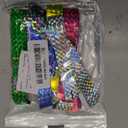 500 Pack Holographic Party Wristbands Assorted Colores Buckle Wristbands for Events Paper Bracelets Club Party(Gold, Red, Silver, Blue, Green)