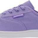 WHITIN Womens Canvas Minimalist Barefoot Sneakers Extra Wide Toe Box Zero Drop Sole Shoes Width Fit Minimus Size 5.5 5.5W Tenis Walking Outdoor Purple 36
