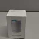Portable Mini Humidifier, Colorful, Cool Mist, USB Powered. Perfect for Bedroom, Office & Car (300ml, White)