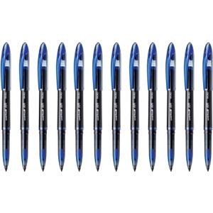uniball Air Porous Point Pens, Medium Point (0.7mm), Blue, 12 Pack