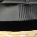 LASFIT Floor Mats for Ram 1500 Crew Cab 2019-2024 Bench Seat (NOT for Bucket Seat) with Rear Under-Seat Factory Storage 4 Full Size Doors, All Weather TPE Custom Fit 1st & 2nd Row, Black