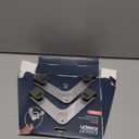 Joseph Joseph Space Set of 2 Pot and Pan Lid Holders Self Adhesive Wall Mount Storage Organizer, Suitable for Lids up to 11 in, 3M VHB Tape and Screws Included, Stainless Steel