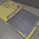 3 Ring Binder 1 Inch, Three Ring Binders Organizer with Clipboard, 5-Tabs Pockets Dividers, Plastic Folder, 18 Divider Stikers, KLLVE Cute Binder with Pen Loop (Garden Party, Letter Size)