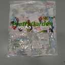 PRETTYGARDEN Womens Rompers for Summer 2025 Beach Vacation Clothes Short Sleeves Floral Jumpsuits Beach Cover Up (XL)