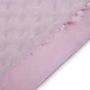 Pro Goleem Baby Soft Minky Dot Blanket with Silky Satin Backing Baby Gifts for Girls Pink, 30 x 40