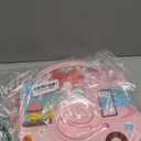 VOFUOE for iPad 11th Generation A16 Case 2025, for iPad 10th Generation Case 10.9 2022 Kids Girls Sweet Dessert House Design with Shoulder Straps Rotating Stand Soft Silicone Protective Cover-Pink