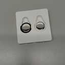 Air Tracker Tags-2 Pack Compatible with Apple Find My (iOS Only) Bluetooth Tracker, Smart Keys Finder and Item Locator with Waterproof Case for Wallet Luggage Backpack (Android Need Download App)