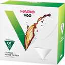 Hario V60 Paper Coffee Filter, Size 01, White, 100ct Box