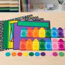 Colorful Crayon Cutouts Classroom Bulletin Board Set – Back to School Paper Cut-Outs & Decorative Borders