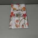 Ganeen 3 Pcs Fall Floral Tablecloth Autumn Tablecloths Disposable Plastic Table Cloth Watercolor Wildflower Table Cover Rectangle for Harvest Thanksgiving Wedding Birthday Party Decor, 108 x 54 Inch