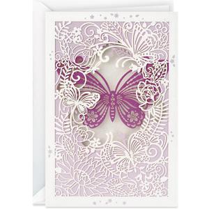 Hallmark Signature Birthday Card (Butterfly)
