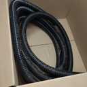 Alpine Corporation 25 Ft. PVC Ultra-Flex Hose with 1-1/4" Inside Diameter for S-4 Fittings, Black