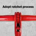 ENJ 4 Pack Ratchet Load Binder with 2 Grab Hooks, for 5/16-3/8 Grade 70 Transport Chain, Load Binder with 5,400 Pound Working Load Limit