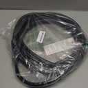 POWGRN 25 Ft 10AWG Black Outdoor Extension Cord Waterproof Heavy Duty 10 Gauge 3 Prong, Flexible Cold-Resistant Power Cord Indoor & Outside with Lighted Indicator End, 15Amp 1875W SJTW ETL Listed