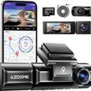 AZDOME M550 3 Channel Dash Cam with 20ft 6 Pin Extension Cable