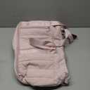 NISHEL Weekender Duffle Bag, Double-Layer Carry On Personal Item Overnight duffle bag, Large Capacity Travel Bag with Separate Shoe Compartment, Pink