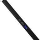VEHHE Candle Lighter, Windproof Pulse Electric Lighter with Anti-False-Touch Lock and Led Display, Lighters for Candle BBQ Camping Festivals-Black