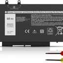 New 68Wh 3HWPP Laptop Battery Replacement for Dell Latitude 5410 5401 5510 5501 5511 5411 Precision 3541 3551 Inspiron 17 7500/7506 2-in-1 Inspiron 7706 2-in-1 Fits 10X1J N2NLL 1VY7F 451-BCMN 15.2V
