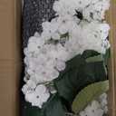 2 Pcs 3 Ft Artificial Hydrangea Trees Potted, UV Resistant Faux Silk Hydrangea Plant in Pot for Indoor Outdoor Decoration, Hydrangea Topiary for Garden Office Home Porch Patio Decor (2, White)