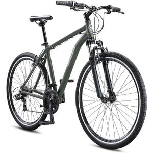 Schwinn GTX Comfort Adult Hybrid Bike, Men and Women, Dual Sport Bicycle, 700c Wheels, Step-Through or Step-Over Lightweight Aluminum Frame, 20-Inch Frame