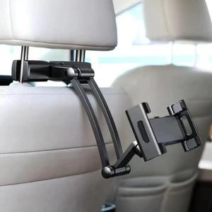Aluminium Alloy Universal Car Phone Mount - Adjustable Tablet Holder for Rear Seat Style - Compatible with iPad Pro/Air/Mini, Nintendo Switch