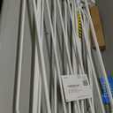 Regalo Safety 29-49" Easy Step Extra Wide Baby Gate for Doorways & Bottom of Stairs, Pressure Mounted Safety Gate with Door for Babies, Toddlers & Pets, White