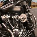 Big Sucker cone Air filter intake for harley air Cleaner Sportster Softail fatboy heritage dyna touring street road king Glide (Deep style -Chromed, TypeB: Touring 01-07, Softail Dyna 99-15)