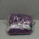 GRANNY SAYS Bathroom Rugs Non Slip Washable, Soft Bath Mats for Bath, 16" x 24", Super Absorbent Bath Mat Small Rug, Shaggy Bathroom Floor Mat, Tub and Shower, Purple