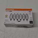 SYLVANIA ECO LED B10 Light Bulb, 40W=2.5W, 7 Year, 300 Lumens, Non-Dimmable, Clear, 2700K, Soft White - 6 Pack (40878)