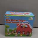 SpringFlower Toddler Toys for 1 2 3 Years Old Boys and Girls, Big Barn Toy with Farm Animal,Educational Montessori Toys, Farm Pretend Playset Toy, Christmas Birthday Gift for Toddler Baby Boys Girls