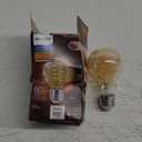 PHILIPS LED 60W A19 1-Pack Vintage Edison Spiral Amber (2000K) 400 Lumen (6.5W = 60W) Dimmable Flicker-Free Light Bulb
