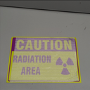 Caution - Radiation Area OSHA Sign with Symbol, 10 x 7 Inches, 120 Mil Plastic, UV Protected, Weather Resistant, Waterproof, Durable Ink, Easy To Mount