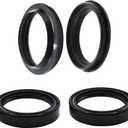 Road Passion 37x50x11mm Front Fork Oil Seal and Dust Seal Kit for Honda CB550SC Nighthawk 1982-1983 / CBR600F Hurricane 1987-1989 / CB750F Super Sport 1981-1982 / CB900C Custom 1980-1982