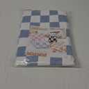 GreatBba Plush Checkered Baby Blanket for Boys Girls Nursery, 30"*40" Warm Short Fleece Blanket Neutral for Infant Newborn, Small Fuzzy for Sleeping, Chenille Baby for Stroller (Blue&White)