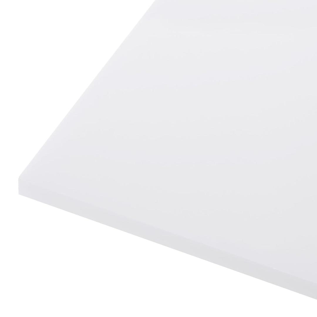 48" x 24" x 1/4" HDPE Plastic Sheet, High Density Polyethylene Sheet Cutting Board White Solid Block, [for DIY, Home Floor]