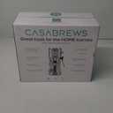 CASABREWS CM5418 Espresso Machine 20 Bar, Compact Espresso Maker with Steam Milk Frother, Stainless Steel Coffee Machine with 34oz Removable Water Tank for Cappuccino, Gift for Women or Men, Silver