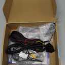 Spare Tire Backup Camera, Car Rear View Back Up Camera for Jeep Wrangler Spare Tire Mount 2007-2018, Waterproof Wide Angle Removable Camera Guidelines with OEM Monitor Adapter