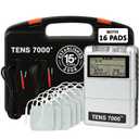 TENS 7000 Digital TENS Unit with Accessories, Includes 16 Pack Electrodes - TENS Unit Muscle Stimulator for Back Pain Relief, General Pain Relief, Neck Pain, Sciatica Pain Relief, Nerve Pain Relief