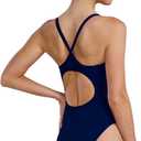 TYR Women's Durafast Elite Diamondfit Swimsuit (Blue) Size 36/L