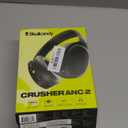 Skullcandy Crusher ANC 2 Wireless Over-Ear Bluetooth Headphones with Multi-Sensory Bass, Active Noise Cancelling, Up to 60 Hours Battery, Microphone for iPhone Android - True Black