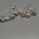 Royal Kraft Vintage Golden and Black Printed Ceramic Pull Knobs for Kitchen Cabinet, Door & Drawer, Wardrobe, Cupboard (Set of 10)