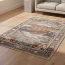 Distressed Traditional/Oriental Area Indoor Rug, Size 3' x 14'