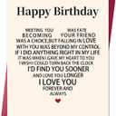 5 x Funny Birthday Card for Husband Wife,Romantic Birthday Gift for Boyfriend Girlfriend,Bday Gift Idea for Him Her,I Love You Card for Couples, 17.78cm x 12.7cm