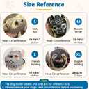 BARKLESS Short Snout Dog Muzzle, Soft Silicone Flat Faced Muzzle for French Bulldog Shih Tzu and Pug for Biting Chewing Licking and Grooming, Allows Panting